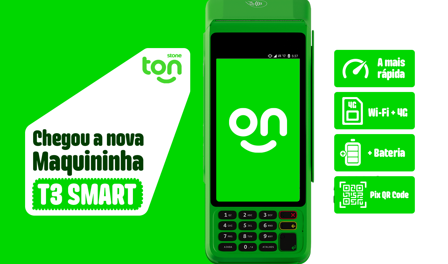 Maquininha T3 Ton Pro